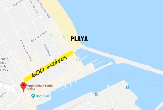 Hugo Beach Hotel & Apartments Gandia Ngoại thất bức ảnh